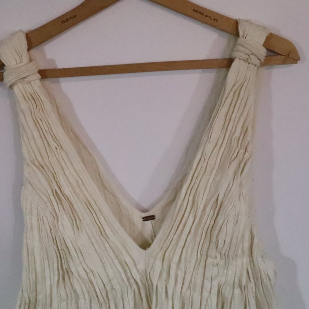 Free People Deep V Neck Sleeveless Dress - Picture 2 of 4